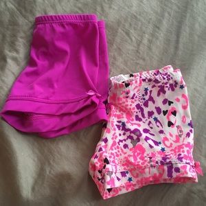 TWO girls XS 4-5 athletic shorts